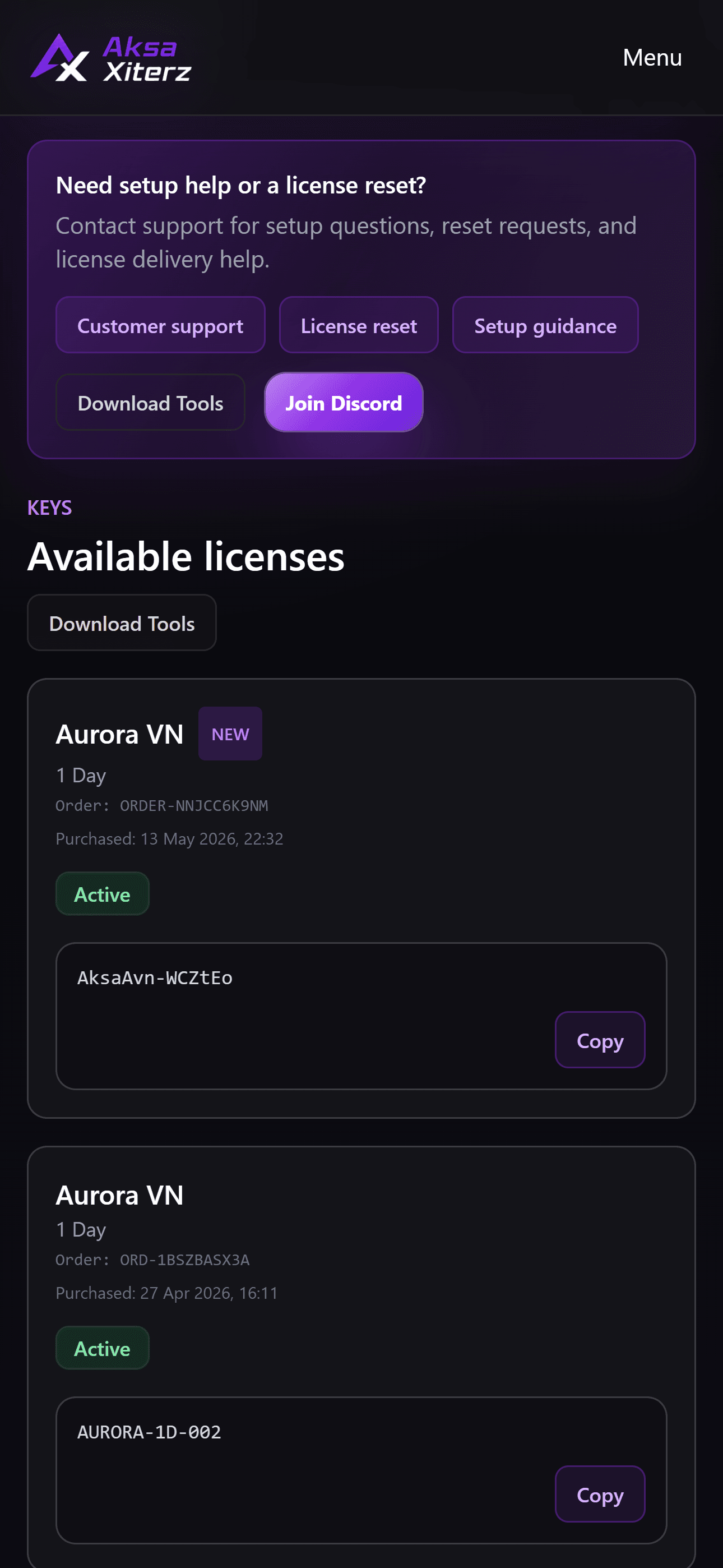 Aksa Xiterz Delivery is backend logic.