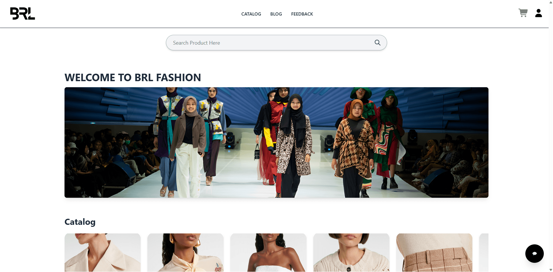 BRL Fashion The page needed visual order.